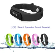 E06 DIGGRO OLED Smart Bracelet IP67 Waterproof Pedometer Tracking Calorie Health Wristband Sleep Monitor Call Reminder