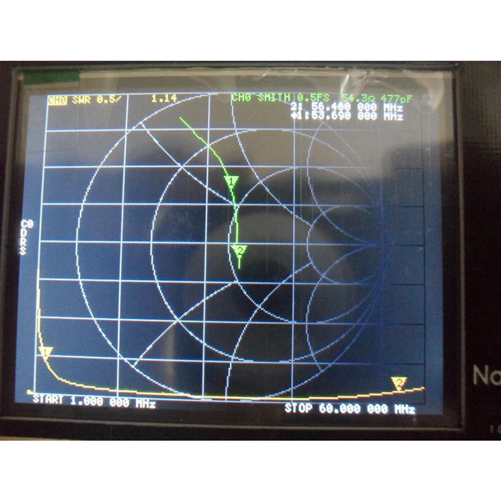 Для векторного сетевого анализатора Nanovna пресс экран Hf Vhf Uhf Uv 50 кГц 900 МГц антенный