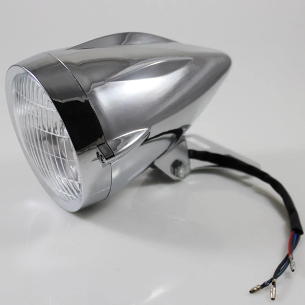 

For Yamaha Honda Harley Kawasaki 1pc H4 Motorcycle Headlights Fog Lights High Quality Motorbike Bullet Lamps Head Light Mayitr