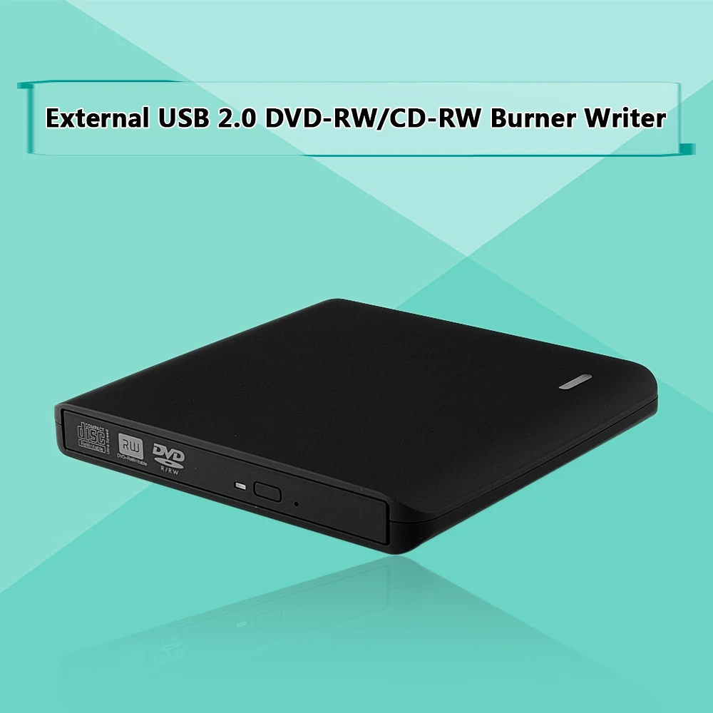 Внешний 8X USB 2 0 портативный DVD RW/CD RW записывающая горелка оптический Дисковый