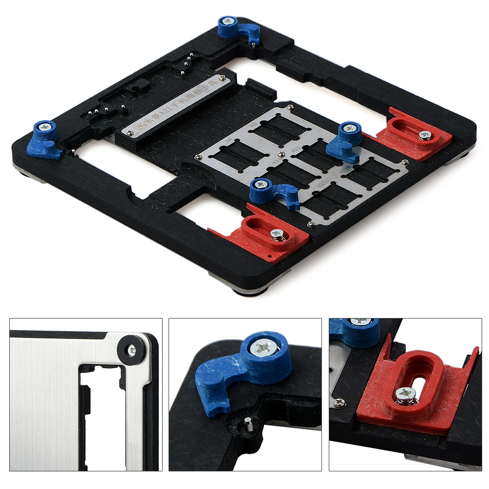 

9 In1 Mobile Phone Repair Motherboard Fixture For Iphone 5s 6g 6sp 7 7p 8 Plus IC Chip PCB Board Holder A21 Multi-function Tool