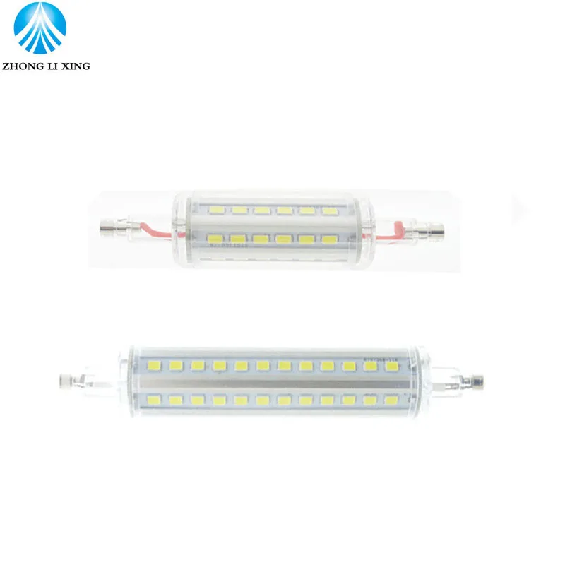 

r7s led 15W NO Dimmable 118mm 360 degree 7W 78mm lampadas led r7s bulb J78 J118 replace halogen lamp 25mm diameter