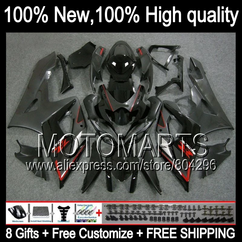 Body ! For SUZUKI GSXR1000 05 06 Grey black GSX R1000 88K17 GSX-R1000 GSXR-1000 05-06 K5 GSXR 1000 Red black 2005 2006 Fairing 06-gsxr-1000-fairings : image Body ! For SUZUKI GSXR1000 05 06 Grey black GSX R1000 88K17 GSX-R1000 GSXR-1000 05-06 K5 GSXR 1000 Red black 2005 2006 Fairing 06-gsxr-1000-fairings