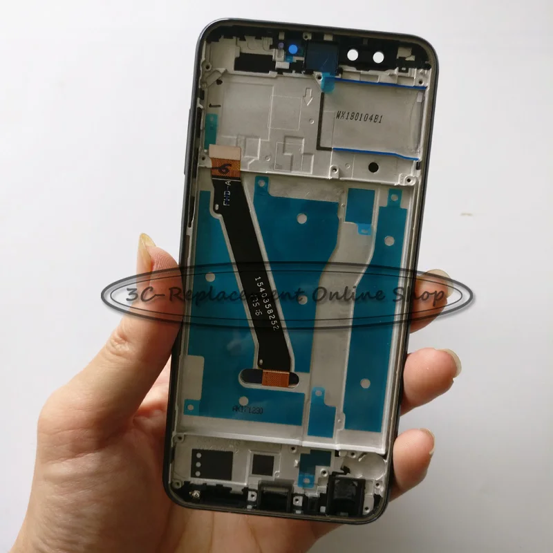 

With Frame NEW For Honor 9 Youth Edition Full LCD DIsplay + Touch Screen Digitizer Assembly For Huawei Honor 9 Lite LCD + Frame