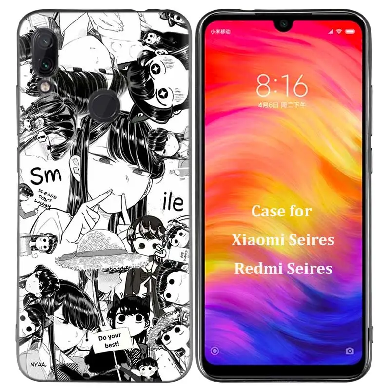 Силиконовый чехол для Xiao mi Red mi Note 7 6 5 Pro mi A1 A2 8 Lite 9 9T K20 Poco F1 S2 4 4X Plus аниме девушка мультфильм Япония милый