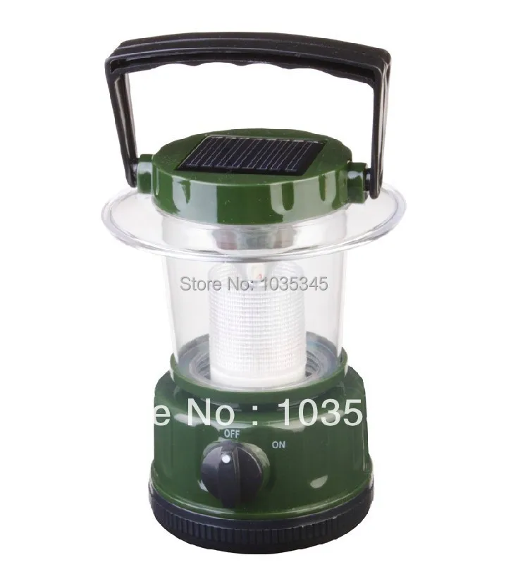 Solar Powered Camping Lantern. 4V/70 mA Solar Panel. 12 LEDs. Solar and