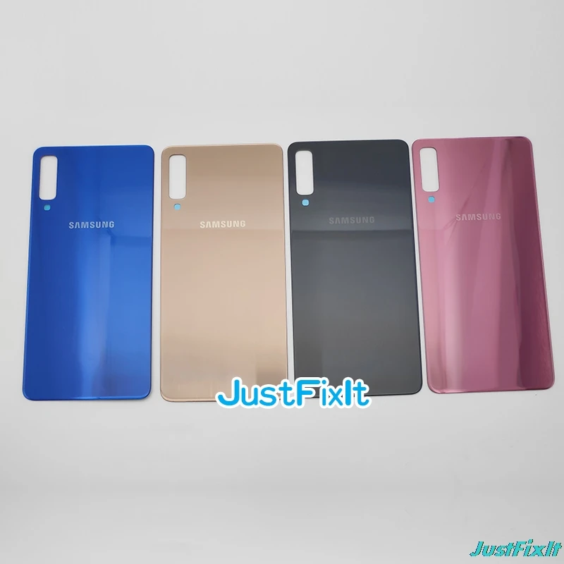 

Replace Battery Cover For SAMSUNG Galaxy A7 2018 A750 A750F SM-A750 Back Battery Cover Door Rear Glass Housing Case