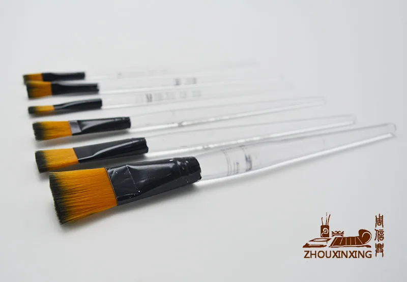 

6pcs/Set imported nylon rod transparent gouache brush painting pen Art Supplies Student Stationery art supplies