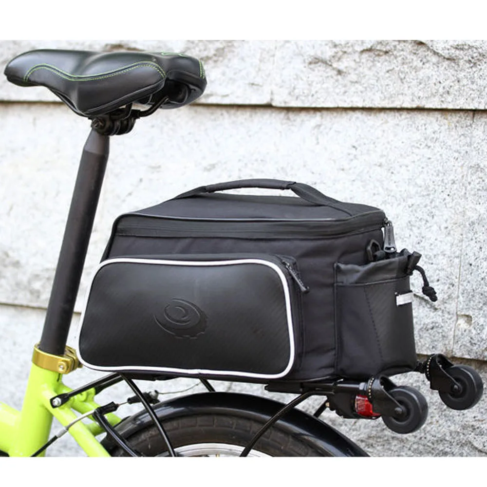 Bike Cycling Pannier Rear Seat Bag Outdoor Rack Trunk Shoulder Bag