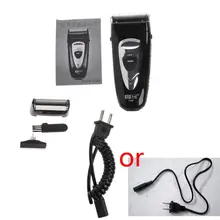 1 комплект Мужская аккумуляторная беспроводная электрическая бритва для волос Бритва для лица Триммер для грумера высокого качества