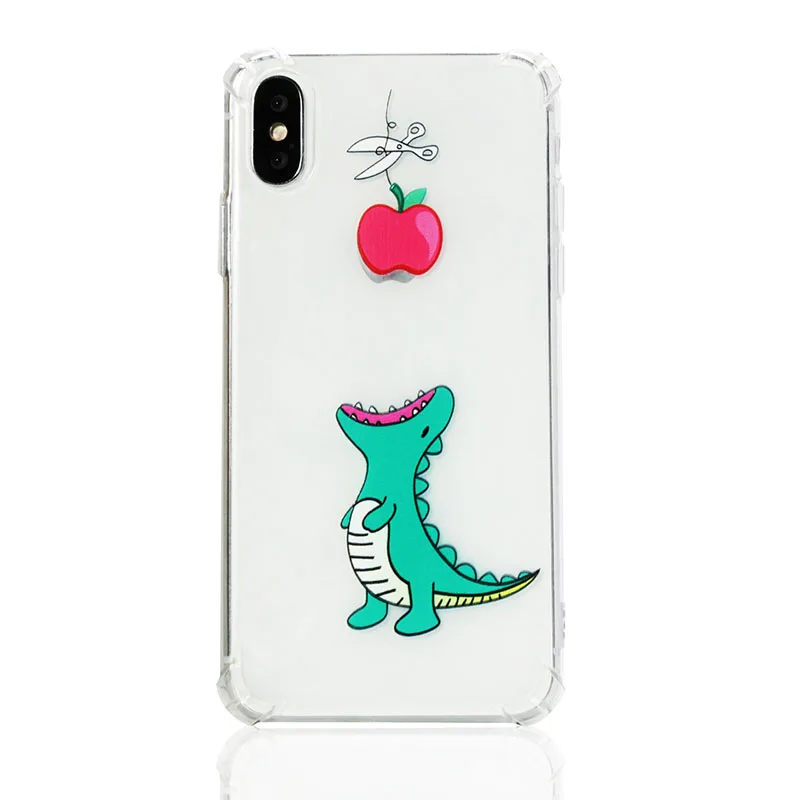 Easterm Ultra Thin Transparent Case For iPhone 6 6S Plus Soft TPU 7 8 X Moblie Phone |