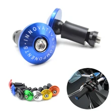  font b Motorcycle b font Hand Grips Block Anti Vibration Handle Bar Ends Weights Grip