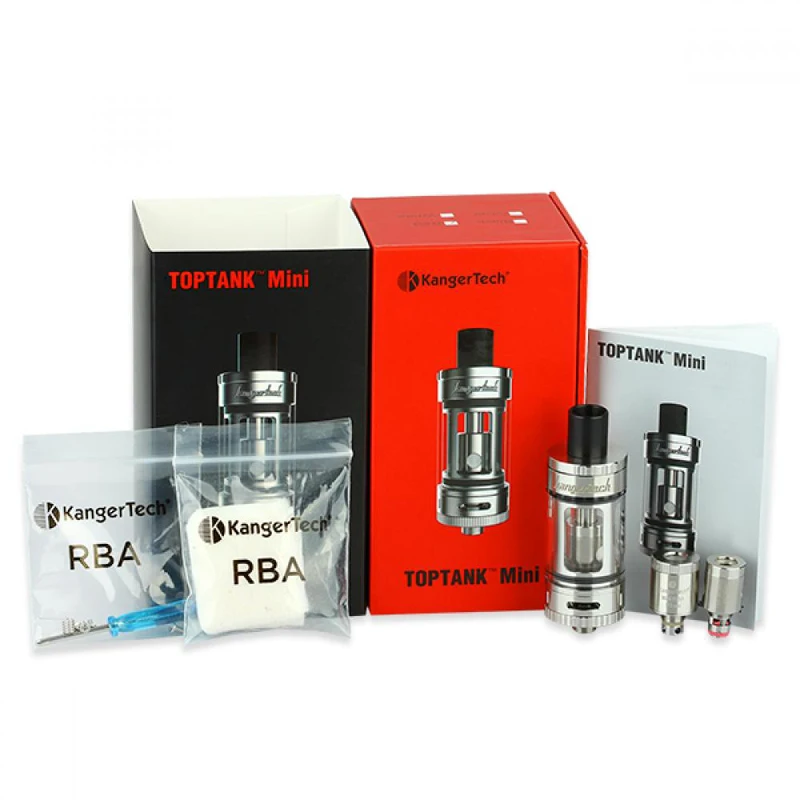Бак KangerTech TOPTANK Mini 4 мл атомайзер и 0 15 Ом Ni 200 катушка для вейпинга Sub ohm черный|atomizer