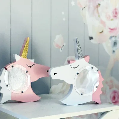 Поросенок с копилкой Lucky Unicorn Игрушечная модель для детей комнаты украшения