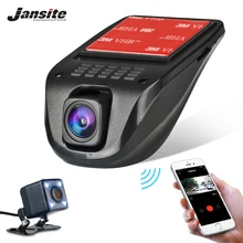 Jansite Car DVR Wifi Car Cameras Full HD 1080P Dash Cam Registrator vehicle Video Record Camcorder Dual Lens Dvr Parking monitor