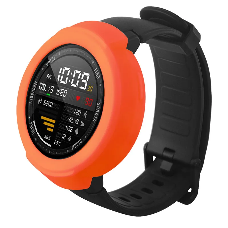 2в1 для Amazfit Verge Watch 3 защитный чехол силиконовый защитные часы Xiaomi Huami защита