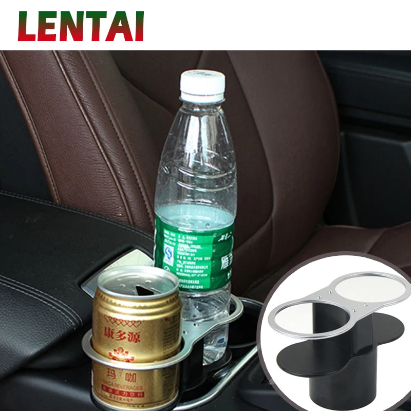 

OVERE 1Set Auto Car Double water cup holder For Toyota c-hr Corolla RAV4 Honda Accord Civic Fit CRV Nissan Qashqai Juke