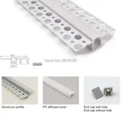 50X1 м Наборы для ухода за кожей/Лот Новое поступление светодиодные полосы профиль алюминия и супер широкий профиль t канала для потолка или