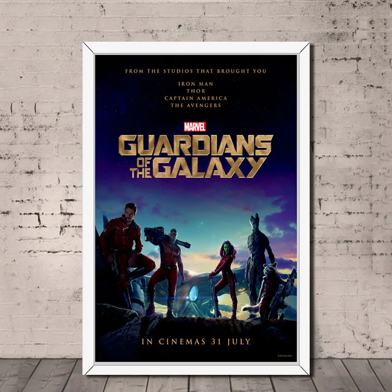 Canvas Picture 20x30Inch Marvel Superheroes Gaurdians Of The Galaxy Comic Book