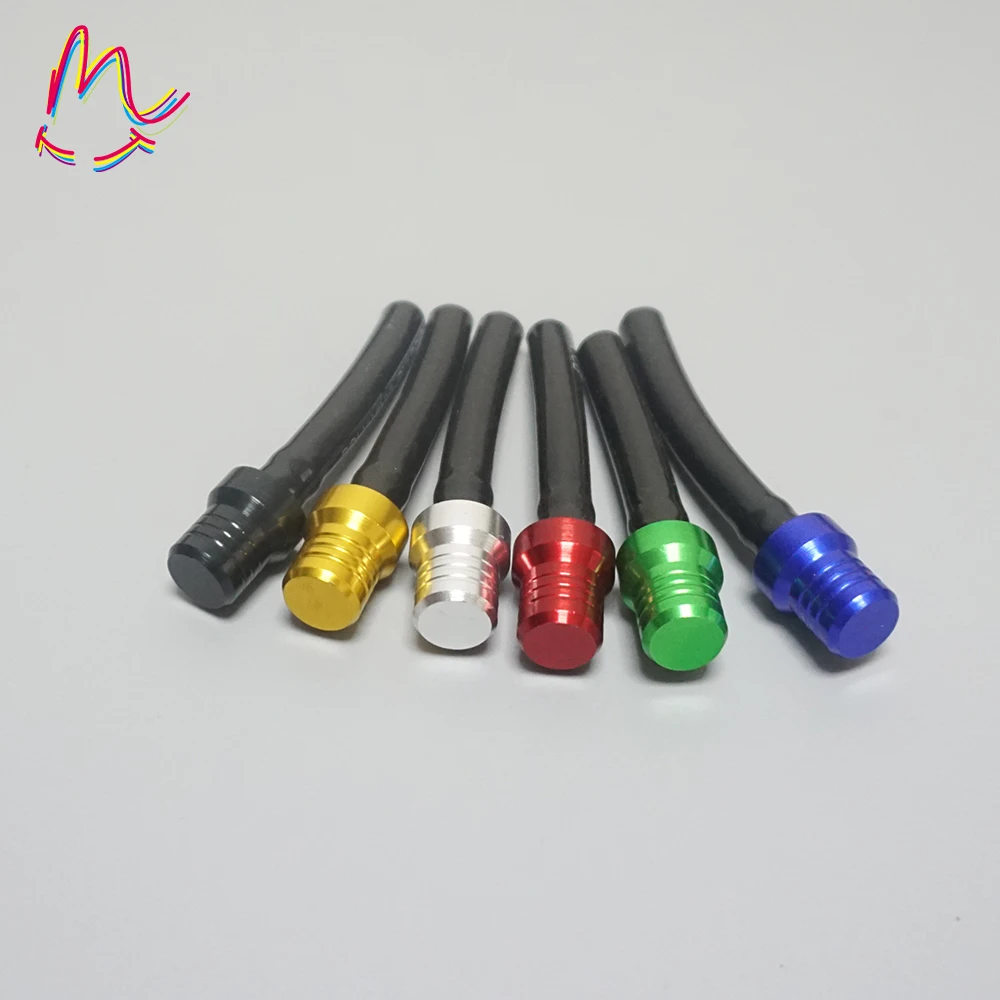 

6 Colors Aluminum Motorcycle Gas Pit Dirt Bike Fuel Petrol Tank Cap Breather Pipe Hose ATV 2Way 1way Valve Vent Breather Tube