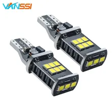 Vanssi 2x T15 T16 W16W Светодиодный лампочки CANBUS 921 915 WY16W светодиодный автомобильный светильник лампа белый янтарь/желтый