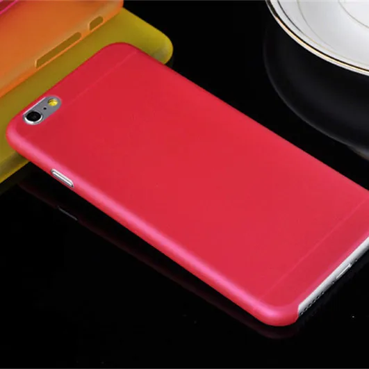 Тонкий Ультратонкий цветной полупрозрачный матовый чехол для телефона iphone X XS 11 Pro Max XR 5 5S SE 6 6S 7 8 PLUS - Цвет: red