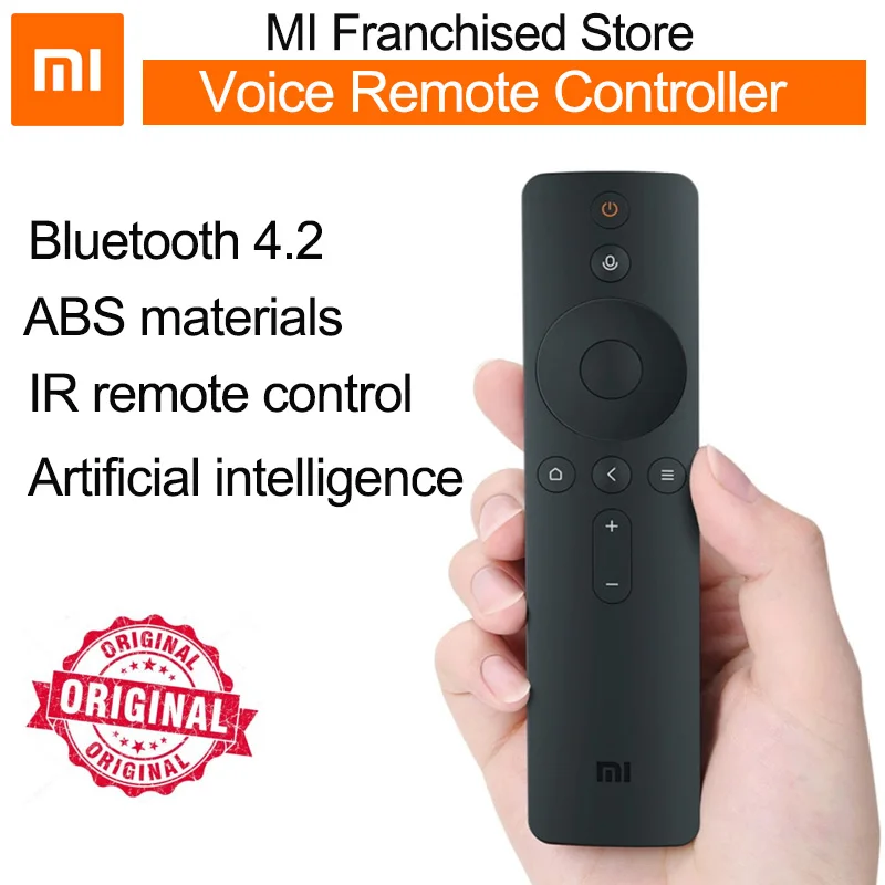 

Xiaomi Bluetooth voice remote controller Voice intelligent search Powered for XiaoMi TV And TV Box Enhanced Version