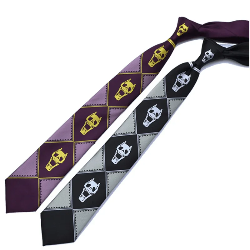Japanese Anime JoJo Bizarre Adventure KILLER QUEEN Tie Heavens Door Kira Yoshikage Tie Cosplay Prop Tie 1pcs