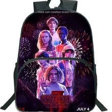 Beautiful Stranger Things 3 Men Women Travel Backpack Student Boys Girls Rucksack Fashion Colourful Pattern School Bag for Teens