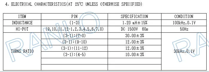 EE28 EI28 DC в DC магнит ферритовый сердечник трансформатор Viper53 flyback 300-340V до 12V 5V вертикальный 6+ 6 pin