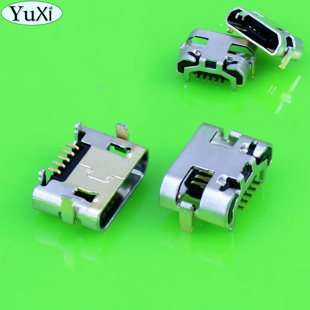 

YuXi 200PCS/lot Micro USB jack connector For Huawei Y5 II CUN-L01/ For Amazon Kindle Fire 5th Gen SV98LN USB Socket Port Plug