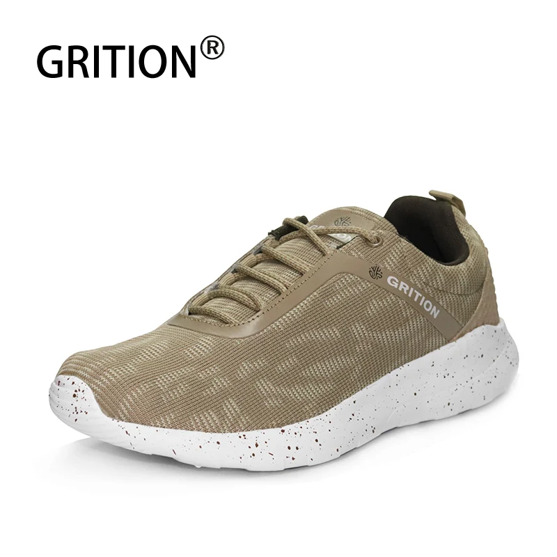 

GRITION Men Sneakers Running Shoes For Men Outdoor Summer Mesh Sports Shoes Light Breathable Walking Sneakers Athletic Shoes