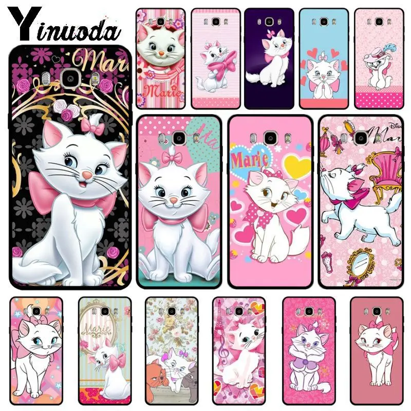 Yinuoda розовый marie aristocats Мягкий силиконовый чехол для телефона Samsung Galaxy j6plus j7 prime j8 j2