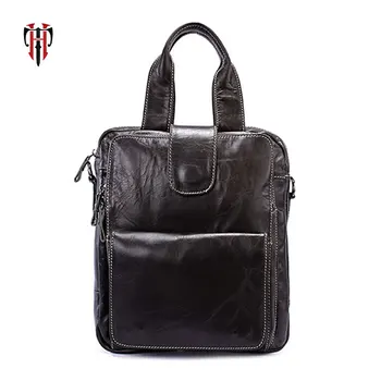 

TIANHOO sac a main Genuine Leather brand handle bags fashion casual crossbody messenger bag for men pockets