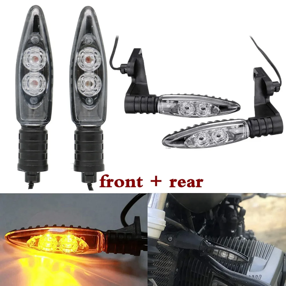 Cena Przednie tylne włącz sygnał świetlny LED światła dla bmw R1200GS F800GS S1000RR F800R K1300S G450X F800ST R dziewięć T