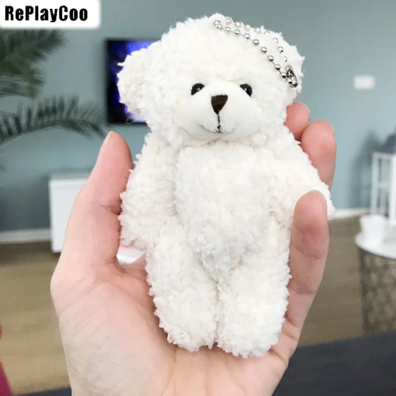 Mini Teddy Bear Stuffed Plush Toys 12cm 