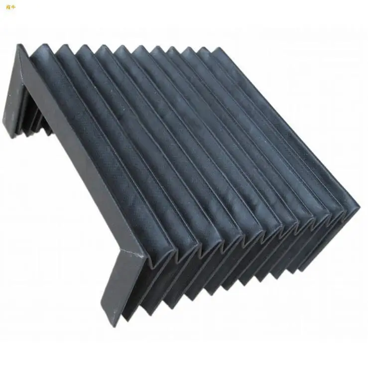 Black 800mm x 160mm x75mm Flexible Accordion Dust Cover for CNC Machine bellows dust cover Free