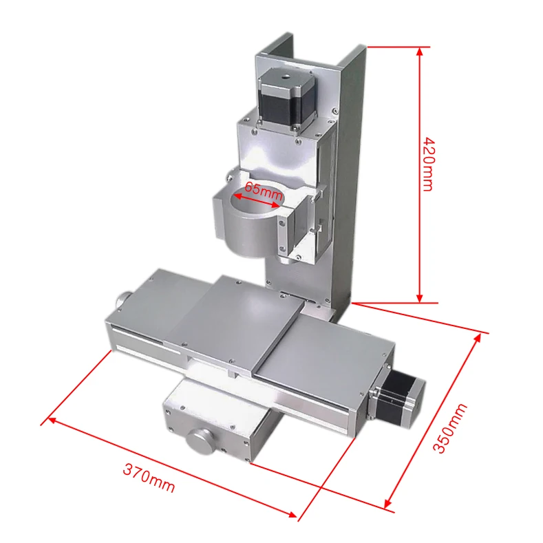 Вертикальный гравировальный станок с ЧПУ рамка Комплект электромотор для 3D принтера XYZ Axis ход 250*150*100 мм CNC рама