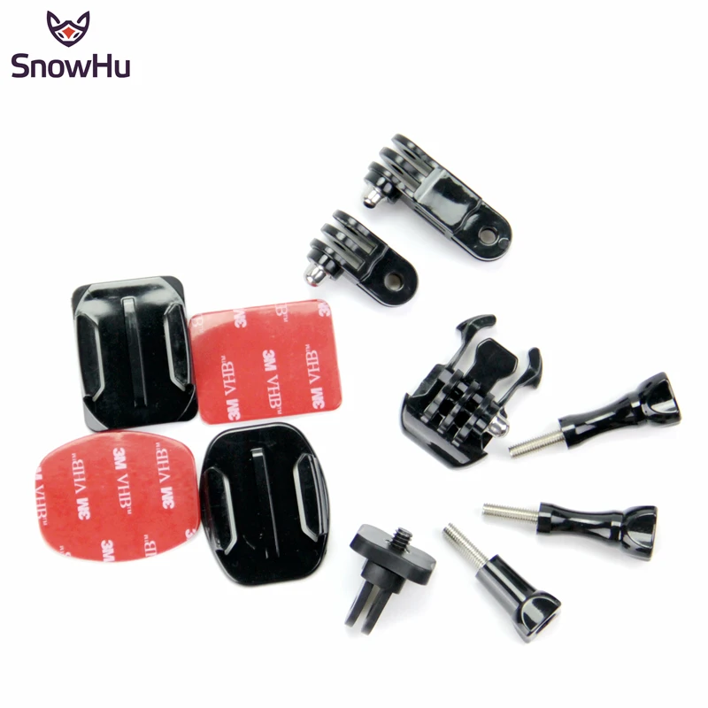 Новый адаптер SnowHu для штатива GoPro hero 9 8 7 6 5 4 3 Yi 4K SJCAM SJ4000 SJ5000 enek h9 h8 GP100 | Электроника
