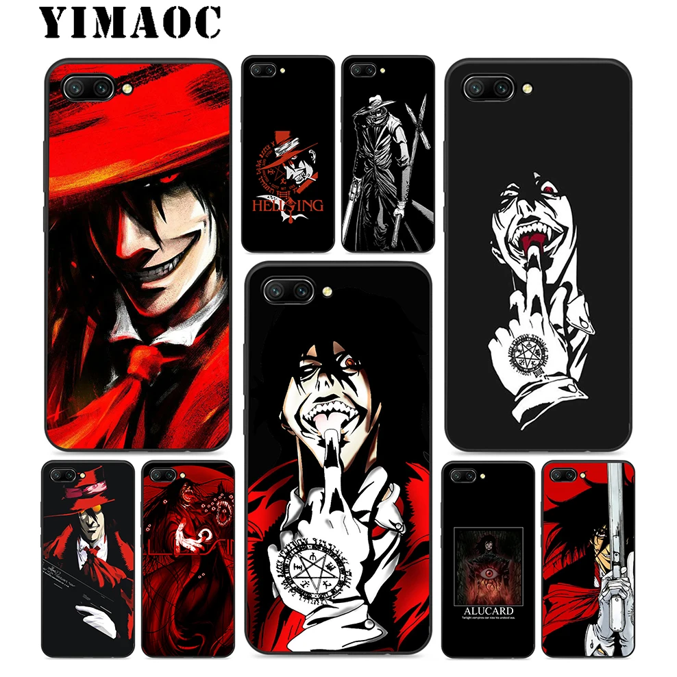 

YIMAOC Alucard Hellsing Soft Silicone Case For Huawei Honor Mate 10 P20 P10 P9 P8 P Smart Y6 6A 7A 7X 7C Lite Pro 2017 2018