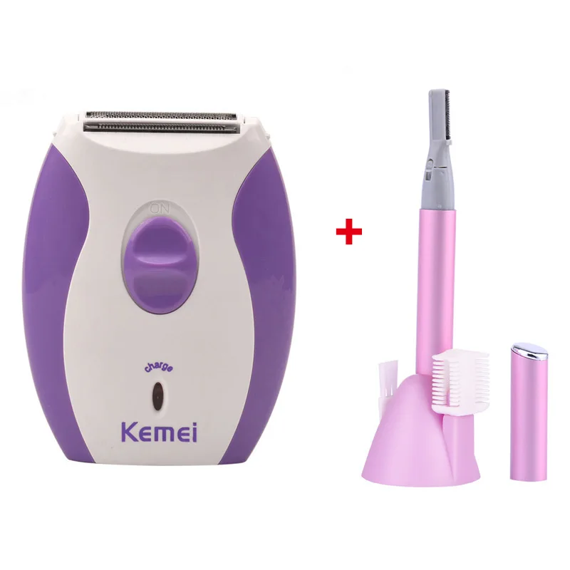 

Kemei Depilatory Electric Female Face Hair Removal Women Lady Shaver Razor Epilator For Facial Body Bikini Depilador Depilation