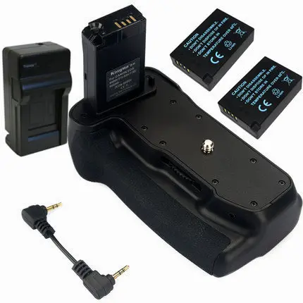 

Battery Grip Holder + 2x LP-E17 Battery+ LP-E17 Charger for Canon EOS 800D/Rebel T7i/77D/Kiss X9i DSLR Camera, LP-E17, LPE17.