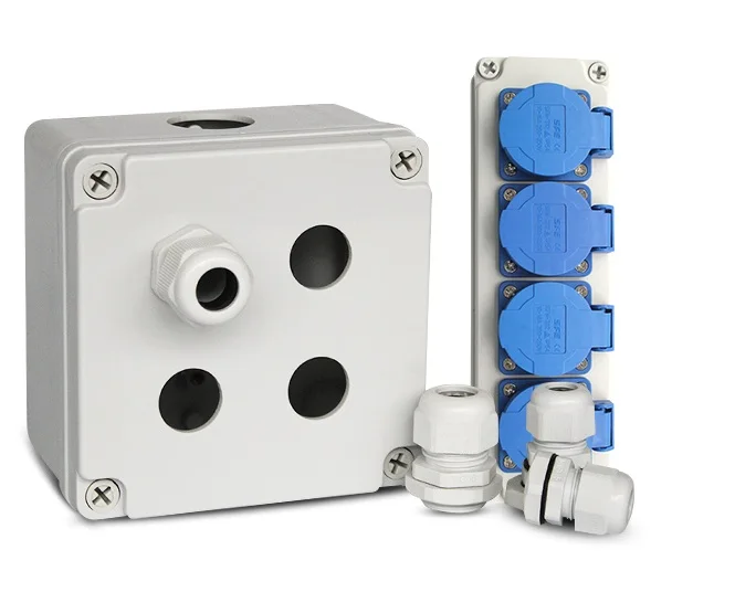 Металлический винтовой распределительный ящик ip65 пластиковые водонепроницаемые электрические распределительные коробки с прозрачной крышкой 160*110*90 мм