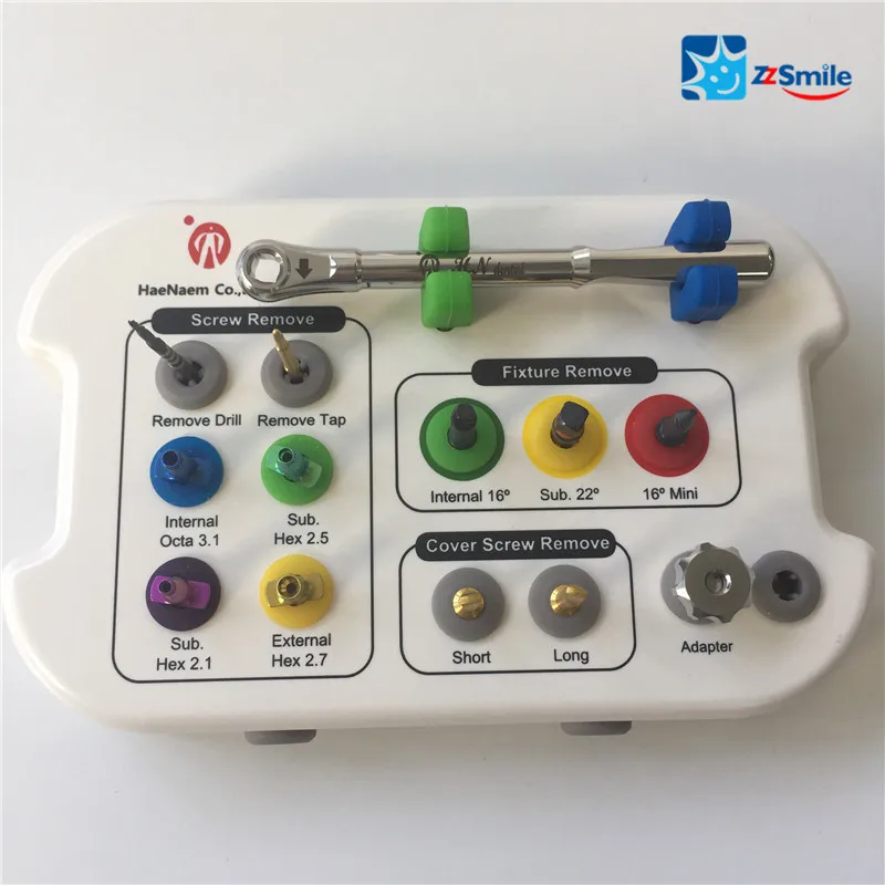 CE/FDA Approved HN Dental Implant Instrument Fixture & Screw Remove Kit