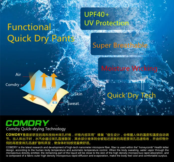 Clorts Hiking Pants Outdoor Quick Dry Pants Men Breathable Tactical Waterproof Pants Summer Walking Pants Trekking Pants (15)