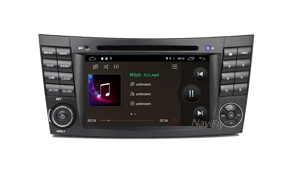 Cheap Quad Core 2DIN Android 7.1 Car DVD player radio audio for Mercedes/Benz E Class W211 CLK/W209 w219 with GPS Navi 4G wifi BT RDS 16