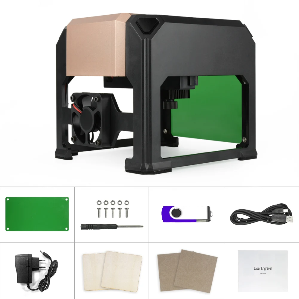 3000mW High Speed Laser Engraving Machine USB DIY Carving Engraver Automatic K5 Type Handicraft Wook Burning Tools 3000mW High Speed Laser Engraving Machine USB DIY Carving Engraver Automatic K5 Type Handicraft Wook Burning Tools