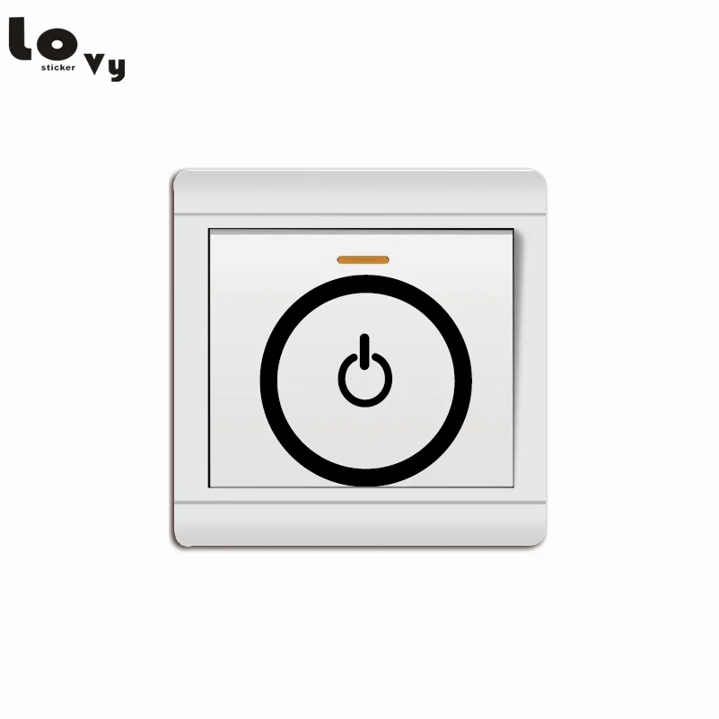 A Hogar y Cocina Pegatinas Pared Linda Pegatina Interruptor Etiqueta engomada Luminosa del Interruptor de Historieta Pegatinas de Pared Fluorescentes Pegatina removible