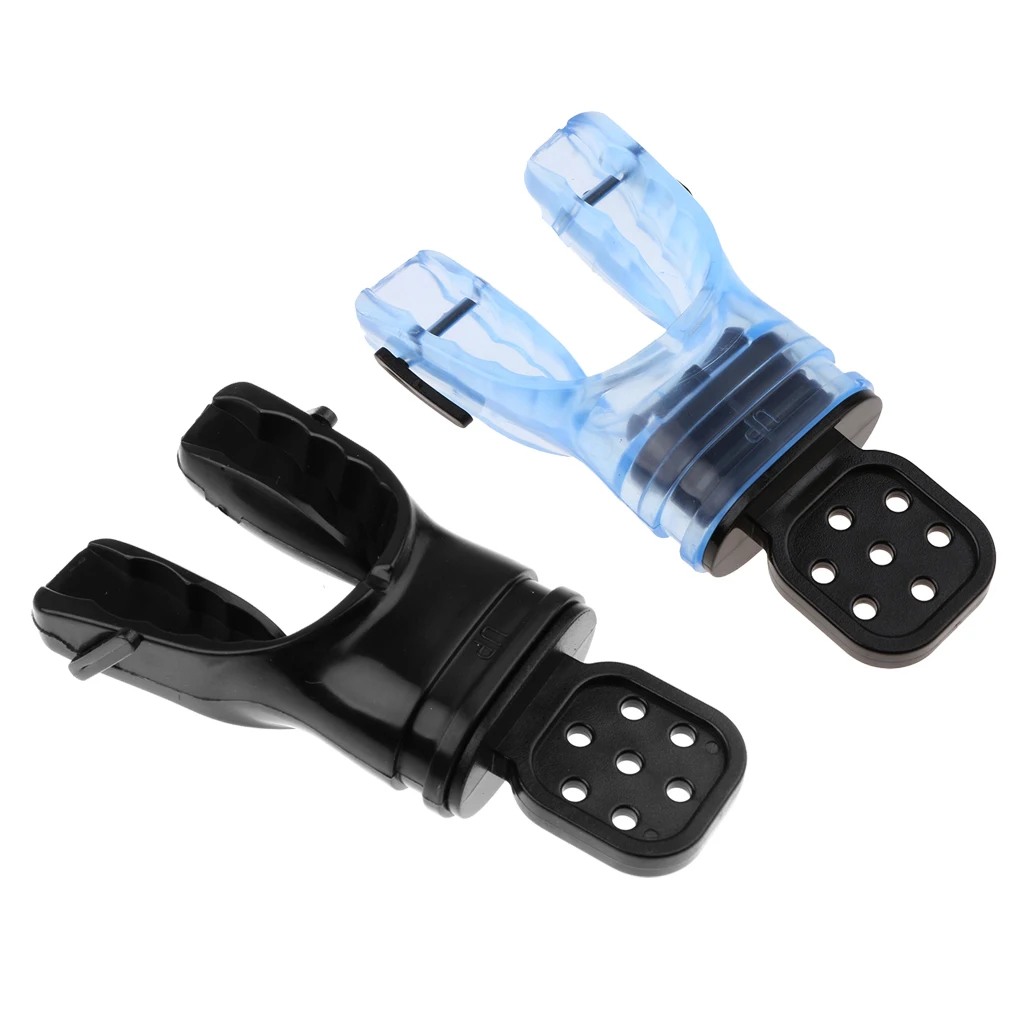 2Pcs Universal Non-toxic Silicone Scuba Diving Moldable Bite Mouthpiece Swimming Diving Standard Diving Mouthpiece
