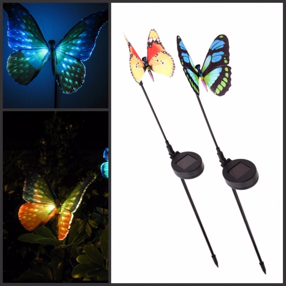 Ornamenti Da Giardino Ad Energia Solare Del Prato Inglese Della Lampada Della Farfalla Con Sensore Di Luce Rgb Che Cambia Luce Ricaricabile Decorazione Del Giardino Garden Ornaments Garden Decorationgarden Solar Ornaments Aliexpress